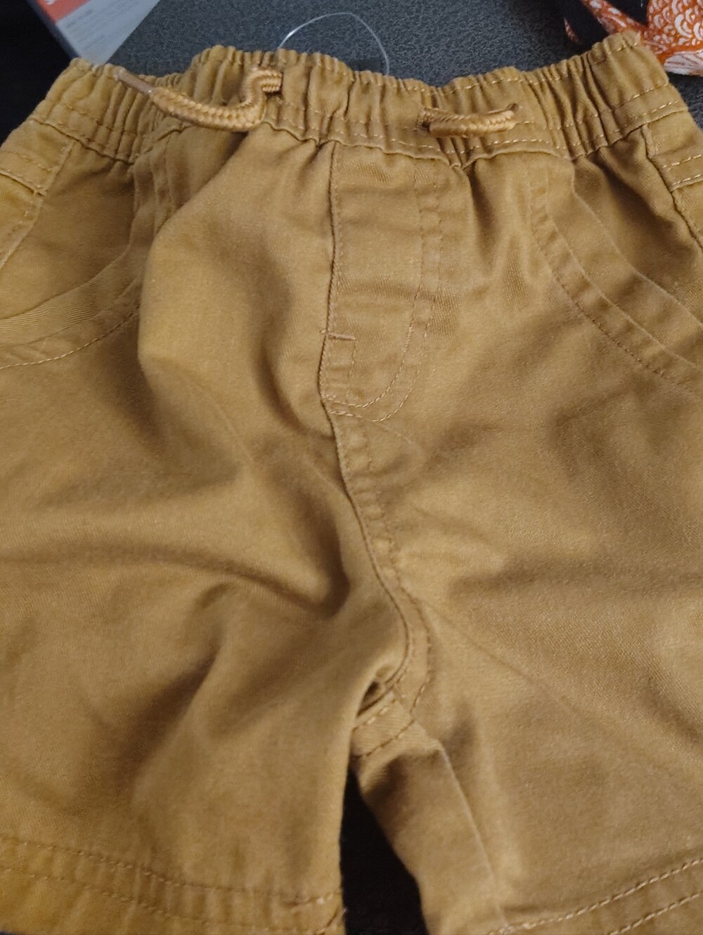 Kids' Elastic Waist Chino Shorts - Brown